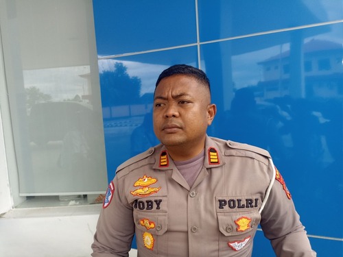 Kasat Lantas Polres Mimika, AKP Boby Pratama. Foto: Eka/Papua60detik